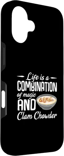 Vista 3 de iPhone 16 Life is a combination of magic and Clam Chowder Case