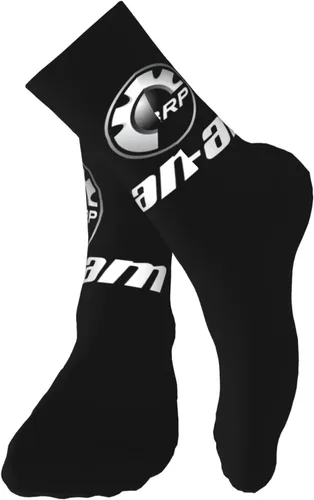 Vista 4 de CERXSOI Can-Am - Calcetines deportivos súper suaves de tubo medio, estilo casual, resistentes al olor, antideslizantes, unisex, calcetines
