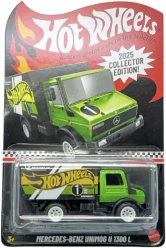Vista 4 de Hot Wheels Edición Coleccionista 2025 Coches Fundidos a Presión Verde