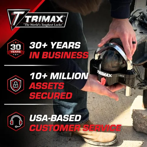 Vista 7 de TRIMAX TC123 - Cerradura de acoplamiento universal, color plateado