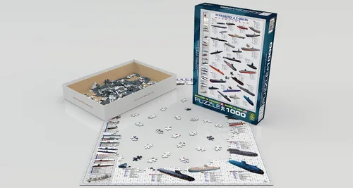 Vista 3 de EuroGraphics Submarinos y U Boats - Rompecabezas de 1000 piezas (6000-0132)
