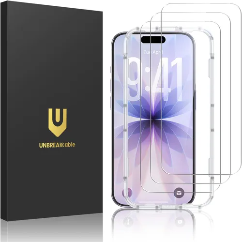 Vista 33 de UNBREAKcable Protector de pantalla de vidrio templado inastillable para iPhone SE 2022/SE 2020, iPhone 8/7 [paquete de 3] [99.99% transparente HD]