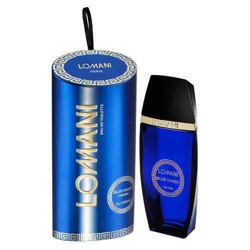 Vista 2 de Lomani Blue Dandy - Eau de Toilette en espray para hombre, 3.4 onzas, 3.4 onzas
