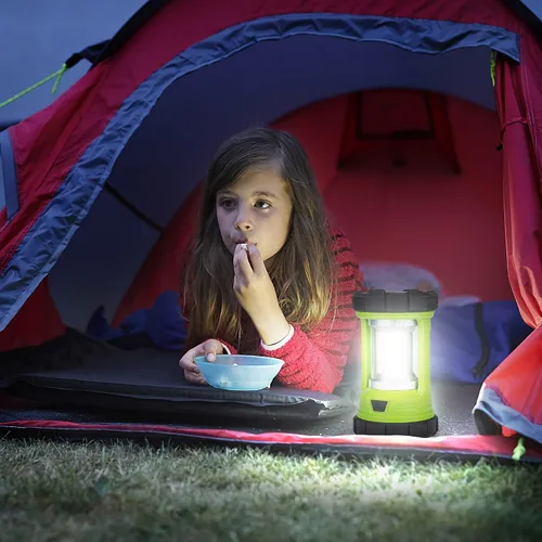 Vista 6 de elesall Linterna de campamento, linterna LED recargable de 3000 lúmenes, 5 modos de luz, linterna impermeable COB, luz de campamento para cortes