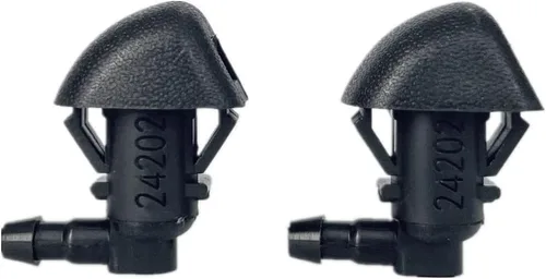 Vista 7 de 2 boquillas para lavaparabrisas, lavado estilo spray real compatible con 76810-SZA-A01ZA 2009-2015 Pilot 5 puertas solamente, par de chorro de agua