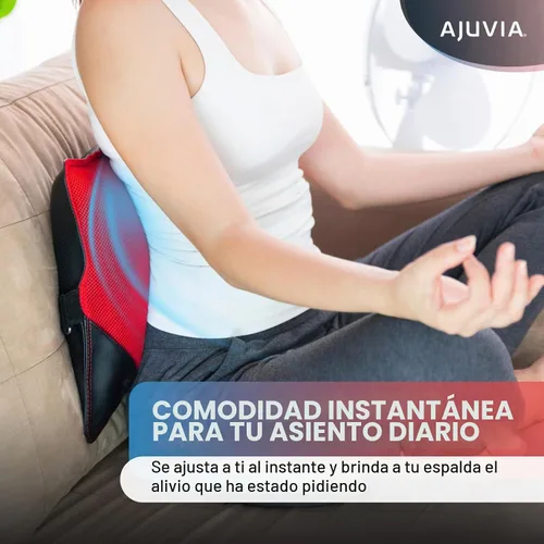 Vista 9 de Vitalizador de espalda – Soporte lumbar de coche para asiento de conducción – Almohada de coche para asiento de conducción – Soporte lumbar