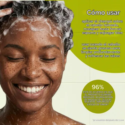 Vista 5 de Organic Doctor Árbol de té, champú, 9 onzas líquidas