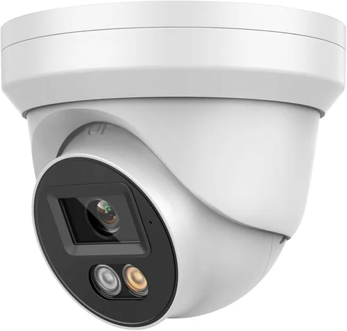 Vista 7 de Marquis Cámara domo de torreta IP PoE de 6MP con micrófono, gran angular de 0.110 in, visión nocturna a todo color 24/7, luz dual, resistente a