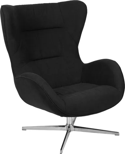 Vista 10 de Flash Furniture Egg Series Grey LeatherSoft Silla de recepción lateral Gris Leathersoft