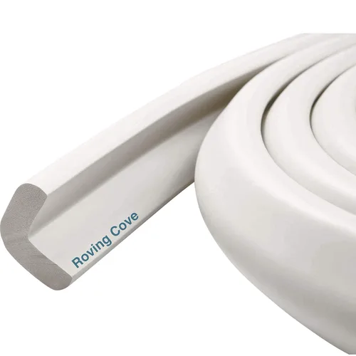Vista 21 de Roving Cove HeftyFit - Protector de borde para prueba de bebés (solo borde grande de 6 pies), protectores de parachoques de bordes de espuma de goma
