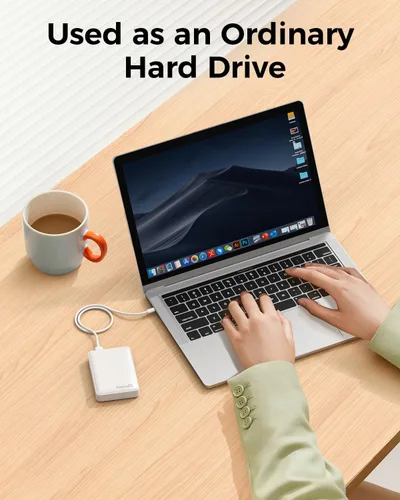 Vista 3 de NEWQ Disco duro para teléfono y computadora: dispositivo de almacenamiento flash USB Memory Stick para iPhone, iPad, MacBook compatible con Apple