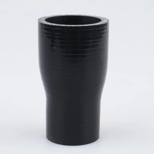 Vista 89 de AC PERFORMANCE ID de 1" a 1/2" (25mm a 13mm) Manguera de silicona recta reductora de 3 capas reforzada negra, 3" de longitud Negro