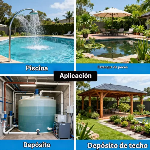 Vista 5 de Controlador automático de nivel de agua Sensor líquido 110V Bomba de interruptor