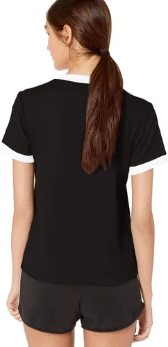 Vista 3 de adidas Originals Camiseta Adicolor de 3 rayas para mujer