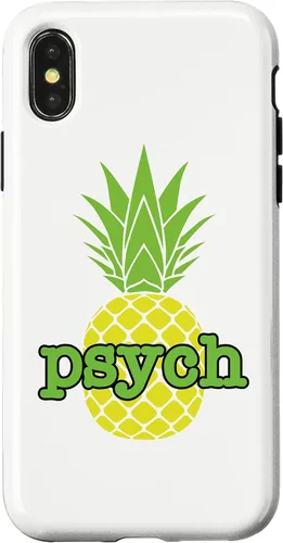 Vista 5 de Funda blanca para iPhone 16 Psych Pineapple Fruit