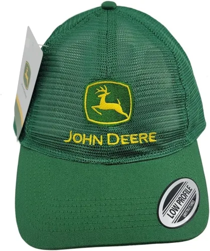 Vista 2 de John Deere Gorra de malla suave para camionero verde - LP81105, Verde