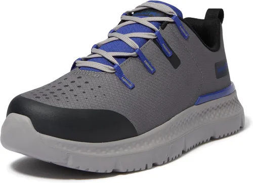 Vista 12 de Timberland PRO Intercept - Zapatos de trabajo deportivos industriales con punta de seguridad 2-Gris/Rojo