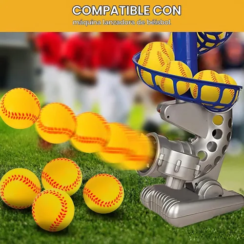 Vista 7 de Paquete de 20 mini pelotas de béisbol de espuma de 1.6 pulgadas, perfectas para practicar bateo y lanzar, mejorar tu precisión de bateo