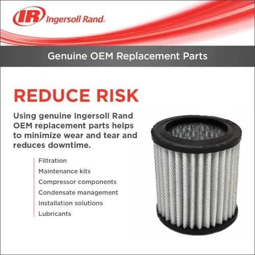 Vista 4 de Ingersoll Rand 39329602 Elemento de filtro de aceite OEM para compresores rotativos Elemento de filtro de aceite de repuesto para compresores UP6
