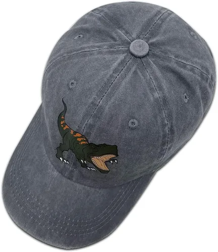 Vista 7 de Waldeal Gorra de béisbol con diseño de dinosaurio para niños y niñas