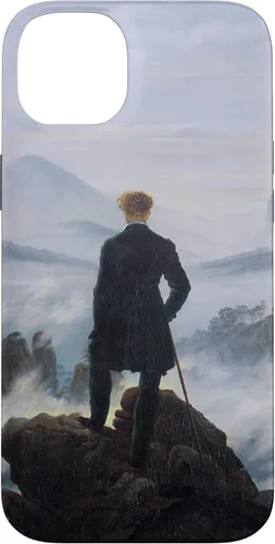 Vista 15 de The Wanderer Above The Sea of Fog - Caspar David Friedrich Case for iPhone 17