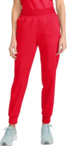 Vista 13 de Cherokee WW Revolution - Pantalones deportivos para mujer, tiro medio Negro