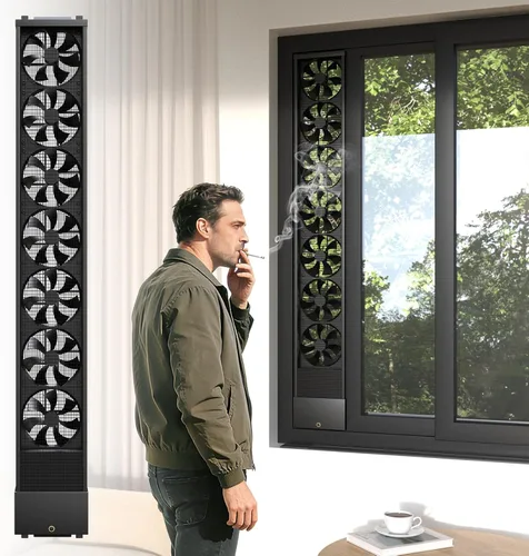 Vista 8 de Vertical Window Fan for Sliding Windows (75~80cm/29.5~31.5in)