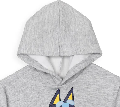 Vista 5 de Conjunto de sudadera con capucha y pantalones de forro polar Bluey para niños pequeños de tamaños 2T a 7-8