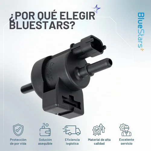 Vista 11 de BlueStars 55567453 Solenoide de válvula de purga de depósito de vapor EVAP Válvula de purga de ventilación - Compatible con Chevy Cruze 2011-2016