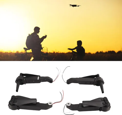 Vista 5 de RC Quadcopter Piezas de repuesto Axis Brazos con motor Hélice ABS Metal Racing Drone Frame Parts Accesorios de repuesto para E88 E88MAX E525 P1