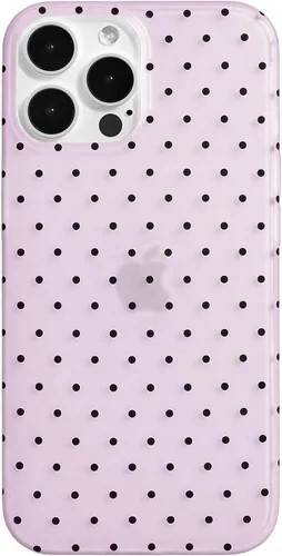 Vista 68 de inewateri Funda compatible con iPhone 11 con bonito diseño estético de lunares a la moda, fundas simples para TPU suave, funda de protección Negro