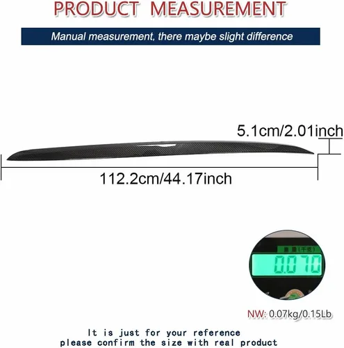 Vista 5 de Modelo X - Tapa trasera de fibra de carbono para maletero compatible con Tesla Model X 2016-2019