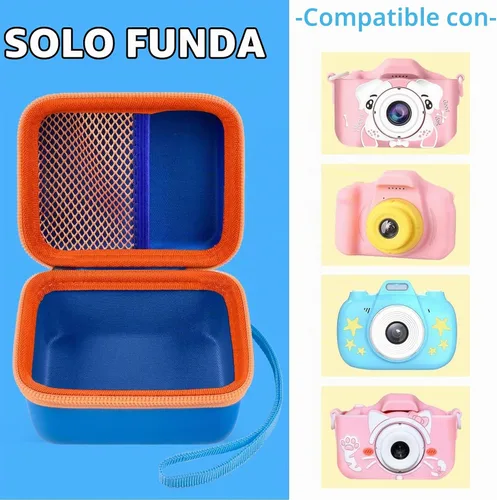 Vista 2 de ANKHOH - Funda para cámara infantil Seckton para Dylanto para Desuccus para Mafiti Azul (deepblue)