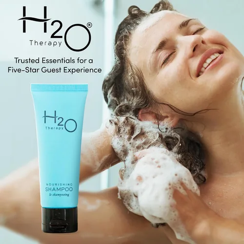 Vista 7 de H2O Therapy Champú, hotelería tamaño viaje, 1 oz (caja de 300)