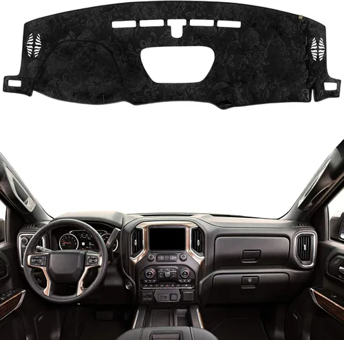 Vista 52 de Cubierta de tablero Tapete de salpicadero Compatible con Chevy Cruze 2015-2011 (para transmisión en la izquierda), Alfombra de salpicadero de coche