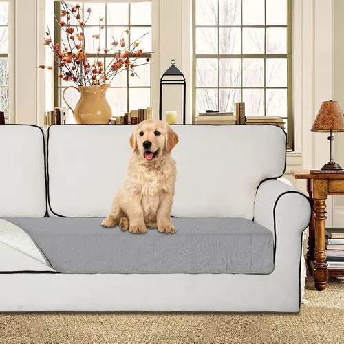 Vista 2 de Easy-Going Funda de cama impermeable reversible para perro, a prueba de fugas, manta de mascota, tapete de reemplazo para muebles, lavable, funda