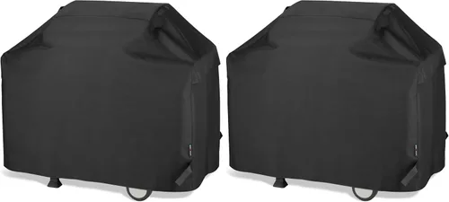 Vista 9 de Cubierta Unicook para parrilla de gas, impermeable, resistente, cubierta para barbacoa de 55 pulgadas, material desteñido especial y resistente a