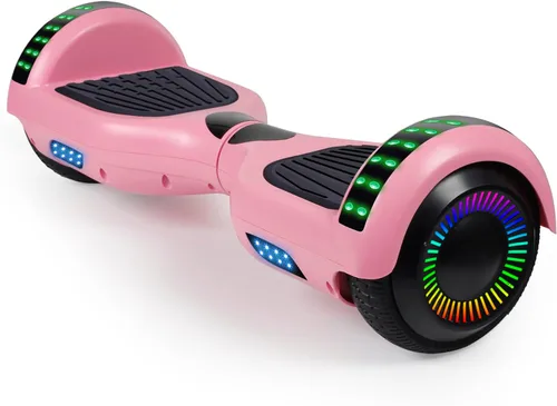 Vista 13 de FLYING-ANT Patinete autoequilibrante de 16.51 cm con altavoz y luces LED rojas