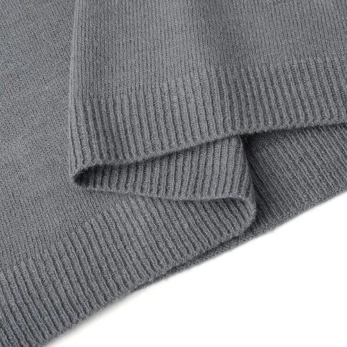 Vista 78 de Fomolom Ponchos para mujer, versátil, ligero, tejido sólido, chal envolvente, bufanda, accesorios para mujer
