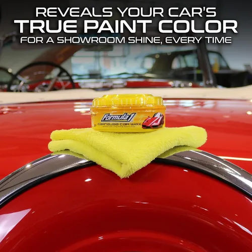Vista 6 de Cera carnauba en pasta para automóviles – Formula 1, brillo superintenso, 12 onzas.