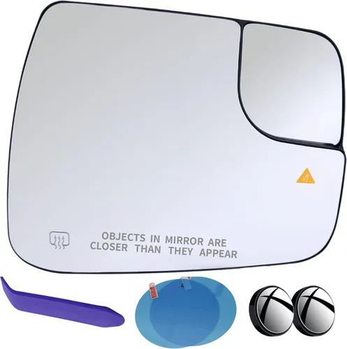 Vista 8 de EAP Espejo lateral del conductor compatible con Dodge RAM 1500 2019-2025, calefactado sin atenuación automática 68402037AA 68402093AA LH - Calentado