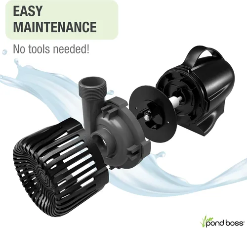Vista 9 de Pond Boss Waterfall Pump, 2000 GPH