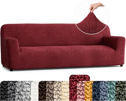 Vista 43 de PAULATO BY GA.I.CO. Funda para Silla - Funda para Sillón - Funda para Sillón - Funda de Tela Suave - Protector de Muebles Elegante de Ajuste Ceniza