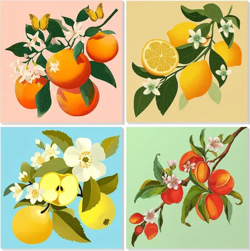 Vista 15 de EOBROMD Paquete de 4 kits de pintura enmarcada por números para niños, kits de pintura de insectos para niños de 4 a 8 a 12 años, pintura sobre