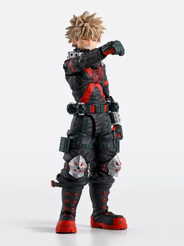 Vista 3 de TAMASHII NATIONS - Figura de acción S.H.Figuarts de Katsuki Bakugo de My Hero Academia -El Principio