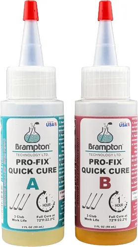 Vista 11 de Brampton PRO-FIX - Epoxi de golf de curado rápido, vida útil de 5 minutos, curado completo de 1 hora, extra fuerte, resistente a los impactos, kit