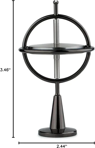 Vista 10 de DjuiinoStar Giroscopio de servicio pesado (rotor de acero inoxidable sólido): velocidad inicial 8,000 RPM, robusto y estable; proporciona muy buena
