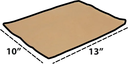 Vista 2 de CuteBox 100 bolsas de regalo de papel plano marrón kraft (10 x 13 pulgadas) para mercancía, manualidades, recuerdos de fiesta, venta al por menor