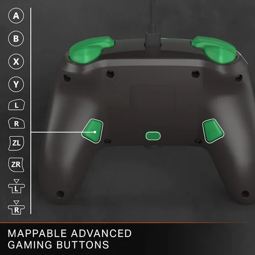 Vista 4 de PowerA Enhanced Wired Controller for Nintendo Switch - Heroic Link