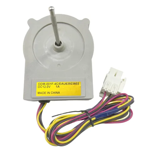 Vista 8 de EAU63103302 EAU63103301 Ensamble del ventilador del condensador del refrigerador para LG AEU64843805 LRMVC2306S LRMDS3006S/01 Piezas de reemplazo